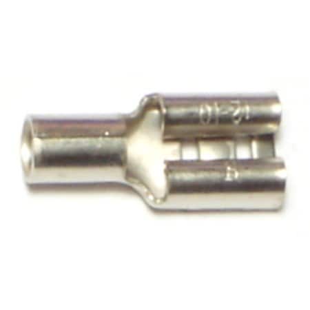 Midwest Fastener 12 WG to 10 WG x 1/4" x 0.7" Uninsulated Female Disconnects 1 12PK 67037